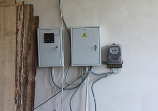 Силовой электрический щит и ПУА в УКЛС