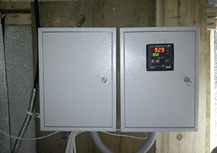 Силовой электрический щит и ПУА в УКЛС