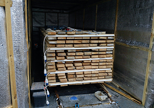 Сборка штабеля УКЛС: подключение силовых разъёмов