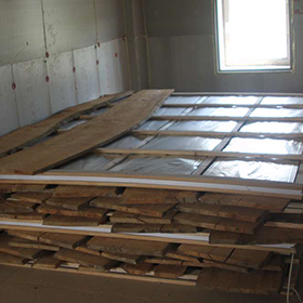 Укладка пиломатериала в штабель УКЛС